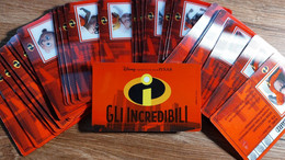 Cartes 3D The Incredibles Gli Incredibili Kinder Chocolat Ferrero Série Identity Cards - Andere & Zonder Classificatie