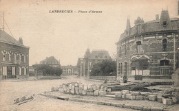 Landrecies * Place D'armes * Travaux ! * Commerce Magasin HANOUVRIER RICHARD - Landrecies