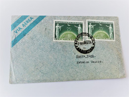 ARGENTINE ENVELOPPE VOL INAUGURAL FAMA BUENOS AIRES NEW YORK  21/03/1950 / MA06 - Covers & Documents