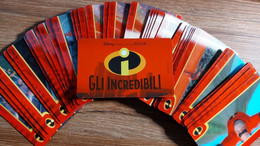 Cartes 3D The Incredibles Gli Incredibili Kinder Chocolat Ferrero Série CIAK - Sonstige & Ohne Zuordnung