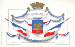 Landrecies * CPA Illustrateur * Blason - Landrecies