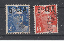 Réunion 1949  N° 299 + 299A   Oblitéré - Usati