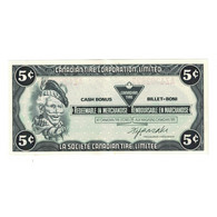 Billet, Canada, 5 Cents, CASH BONUS PUBLICITY BANKNOTE, NEUF - Canada
