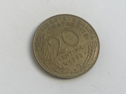 Münze Münzen Umlaufmünze Frankreich 20 Centimes 1985 - 20 Centimes