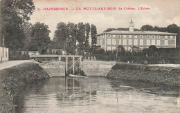 Hazebrouck , La Motte Aux Bois * 1906 * L'écluse Et Le Château * Villageois - Hazebrouck