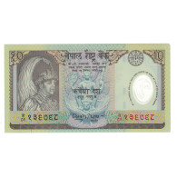 Billet, Népal, 10 Rupees, KM:45, SPL - Népal