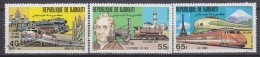 Djibouti 1981 Yvert 531-33,  Trains And Locomotives - MNH - Djibouti (1977-...)