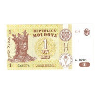 Billet, Moldavie, 1 Leu, 2010, KM:5, NEUF - Moldawien (Moldau)