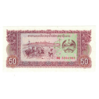 Billet, Laos, 50 Kip, KM:29r, NEUF - Laos