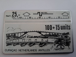 Phonecard CURACAO,  L&G CARDS NAF 25,- SERIE 309C /  PONTON-BRIDGE WILLEMSTAD / MINT CARD !! / ** 11996 ** - Antilles (Netherlands)
