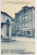 D 63.  MARINGUES.  MAISON BOUILLON ANCIEN INTENDANT DE L ETAT.  CARTE ECRITE - Maringues