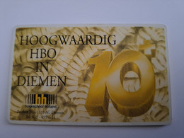 NETHERLANDS / CHIP ADVERTISING CARD/ HFL 2,50 /  HBO DIEMEN  / MINT   ** 12010** - Privat