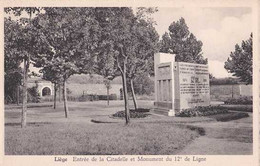 Monument Aux Morts - Monument Au Héros - Pas Circulé - Entrée De La Citadelle - Liège - TBE - Monuments Aux Morts