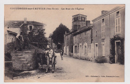 COULONGES SUR L'AUTIZE  79  LA RUE DE L'EGLISE - Coulonges-sur-l'Autize