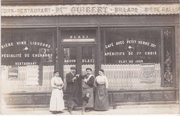 Carte Photo Liqueurs Restaurant Bière Gallia Vins Spécialité De Calvados Billard Maison Guibert Et Blazi - Restaurants