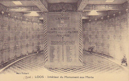 Cpa -59- Loos - Monument Aux Morts 14 / 18 -edi Rohart - Loos Les Lille