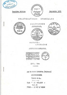 Catalogue Des Oblitérations Spéciales Allemandes Alsace-Lorraine 1940-1944 - Francia