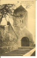 CP De LOBBES " Eglise Abbatiale Le Porche Extérieur Et La Tour En Baticre " - Lobbes