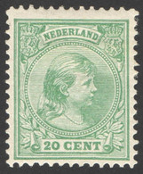 Nederland 1891 NVPH Nr 40 Ongebruikt/MH Prinses Wilhelmina, Princess Wilhelmina - Ungebraucht