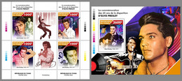 CHAD 2022 MNH Elvis Presley M/S+S/S - OFFICIAL ISSUE - DHQ2303 - Elvis Presley