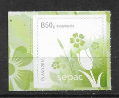 ICELAND 2016 SEPAC-NATURE FOUR SEASONS SA MNH - Unused Stamps