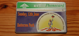 Phonecard United Kingdom, BT 465D - Battersea Park, Clown - BT Souvenir