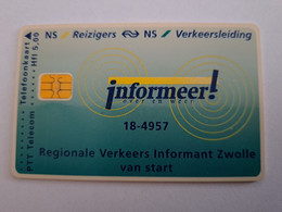 NETHERLANDS / CHIP ADVERTISING / HFL 5,00 / NS INFORMEER     /CRE 530** 12034** - Private