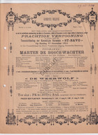 Wilrijk -  Toneel Harmonie Sint Bavo - Prachtige Vertooning- 1911 (V2153) - Programme