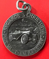 St Christophe Automobile Oldtimer (métal Argenté Ou Argent ?) - Otros & Sin Clasificación