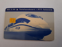 NETHERLANDS / CHIP ADVERTISING CARD/ HFL 2,50 / NS TRAIN / INTERNATIONALE TREINREIS         /     CRD 433** 12035** - Private
