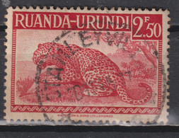 Timbre Oblitéré Du Ruanda Urundi  De 1942  N° 139 - Usados