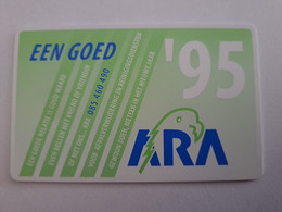 NETHERLANDS  ADVERTISING CHIPCARD  CRE 080 EEN GOED 95 ARA       MINT    ** 12043** - Privé