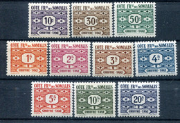 Cote Des Somalis        Taxes    44/53 ** - Unused Stamps