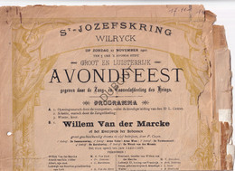 Wilrijk -  Groot En Luisterrijk Avondfeest - 1901 (V2146) - Programme