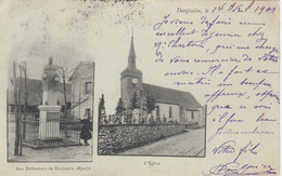 (Ter De Belfort)  CPA  Danjoutin  église Monument    (Bon état) - Danjoutin