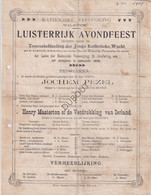 Wilrijk -  Luisterrijk Avondfeest - 1909 (V2135) - Programme