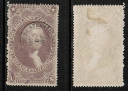 U.S.A.   Scott # R 84c USED (CONDITION AS PER SCAN) (Stamp Scan # 852-2) - Fiscale Zegels