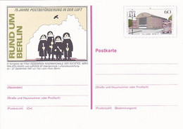 BERLIN TOWN ANNIVERSARY, BUSS, PHILATELIC CLUB, PC STATIONERY, ENTIER POSTAL, 1987, GERMANY - Postcards - Mint