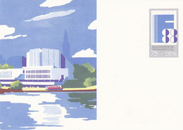FINLANDIA'88 PHILATELIC EXHIBITION, PC STATIONERY, ENTIER POSTAL, 1988, GERMANY - Postkarten - Ungebraucht