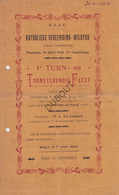 Wilrijk -  Turn En Toneelkundig Feest - 1908 (V2144) - Programme