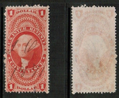U.S.A.   Scott # R 66c USED (CONDITION AS PER SCAN) (Stamp Scan # 852-4) - Fiscaux