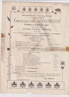 Wilrijk - Toneelkundig Avondfeest - 1908 (V2136) - Programme