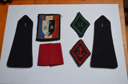 Lot Insignes Tissus - Armée Française - Ecussons Tissu