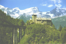 Austria:Tirol, Wiesberg Castle Near Landeck With Trisanna Bridge - Landeck