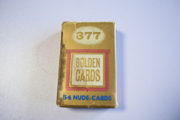 American Playing Cards Style 377 Golden Cards 54 Nude Artistic Photographs Vintage - Other & Unclassified