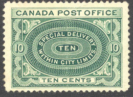 1444) Canada E1 Special Delivery Mint No Gum 1898 - Special Delivery