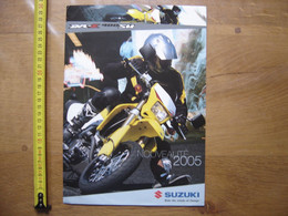 Brochure Catalogue Publicite Prospekt MOTO Nouveautes 2005 SUZUKI DR-Z 400SM - Motos