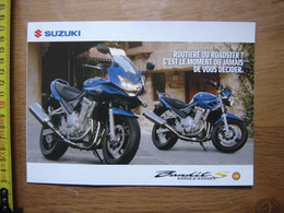 Brochure Catalogue Publicite Prospekt MOTO SUZUKI Bandit 650 - Motos