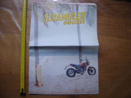 Brochure Catalogue Publicite Prospekt MOTO DUCATI Scrambler - Motos