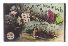 JEU DE CARTES : Ce Que Réclame Le Poilu --- L'AS 3048 - - Cartes à Jouer